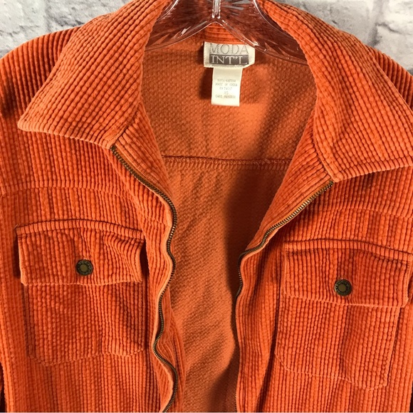 Vintage Moda International Victoria’s‎ Secret Corduroy Rib Jacket Coat - Picture 7 of 11